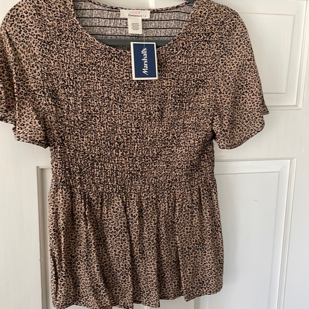 Urban Romantics Animal print top